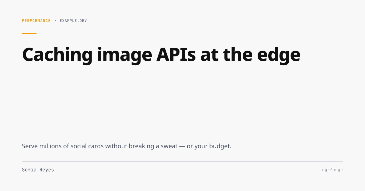 article template, light theme